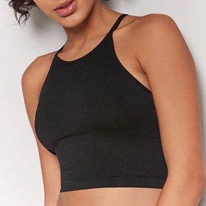 Active Cropped Cami - Black